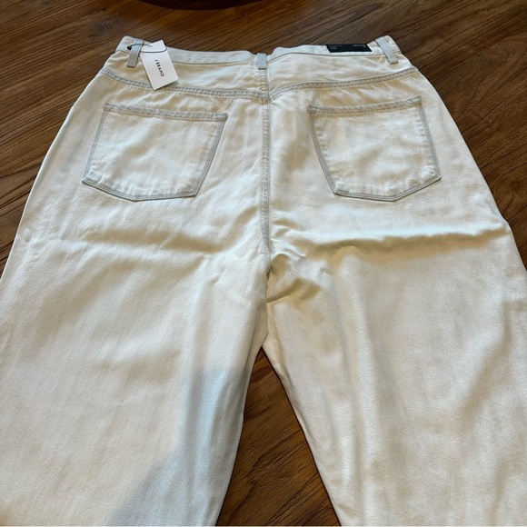 JBrand Womens Pleat Front Peg Vanish Bleached Wash Denim Jean Barrel Leg Cotton - Picture 13 of 14